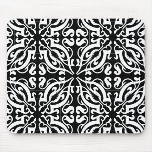 Mousepad DAMASK - Fundo preto