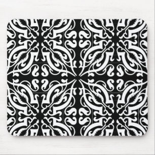 Mousepad Damask - fundo preto