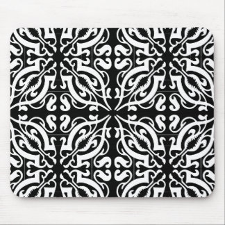 Mousepad Damask - fundo preto