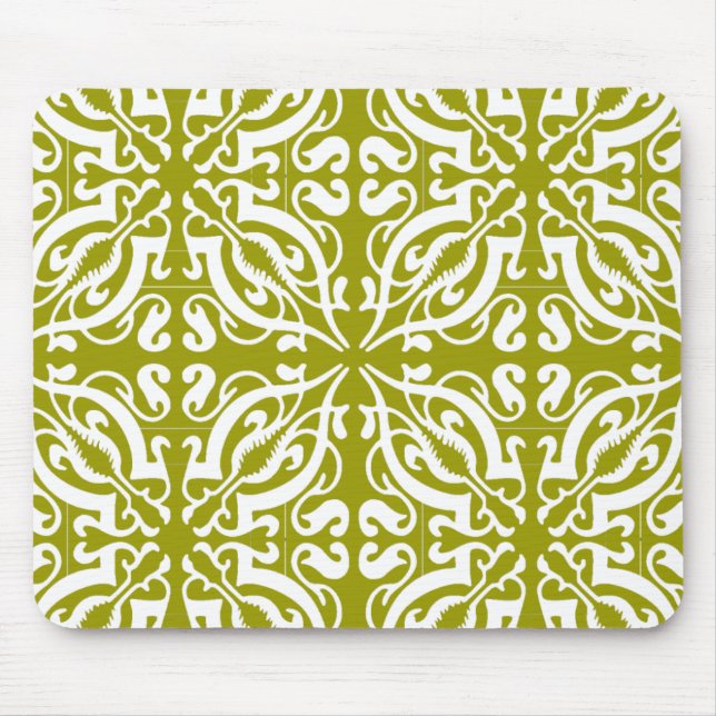 Mousepad DAMASK - Verde-Oliva (Frente)