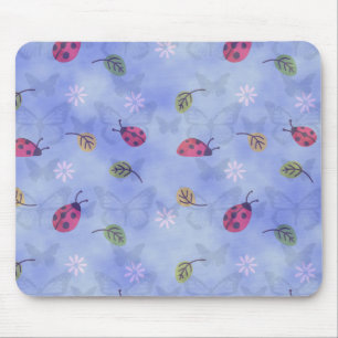 Mousepad Damybugs Flores e Folhas