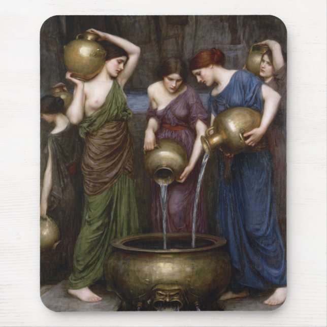 Mousepad Danaides Waterhouse Art (Frente)