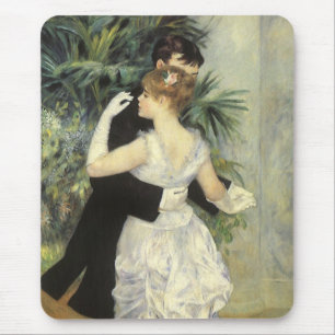 Mousepad Dança da cidade por Pierre Renoir, belas artes do