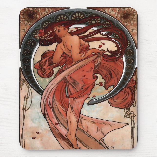 Mousepad Dança de Alfons Mucha (Frente)