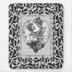 Mousepad Dança de Casamento do Skeleton Love