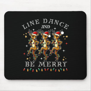 Mousepad Dança De Rena E Feliz Natal Festivo