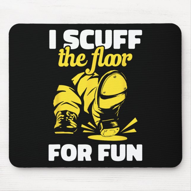 Mousepad Dança De Tocar No Chão Para Dançarino De Tap Diver (Frente)