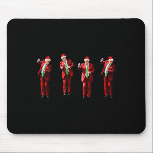 Mousepad Dança Divertida Trump Papai Noel Natal Xmas Pijama