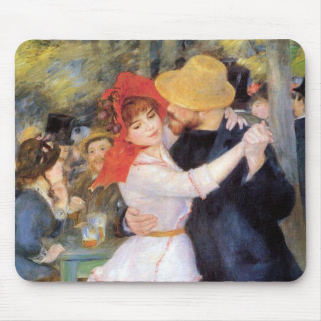 Mousepad Dança em Bougal - Impressionista Renoir (Frente)