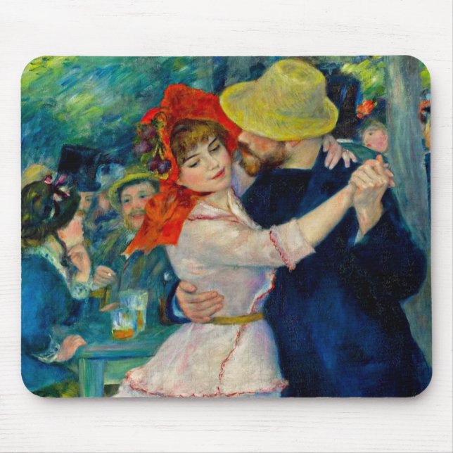 Mousepad Dança em Bougival Pierre Renoir (Frente)