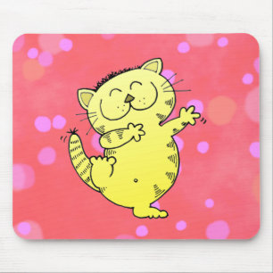 Mousepad Dança gorda do gato