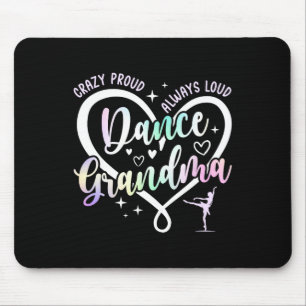 Mousepad Dança Louca e Orgulhosa Avó Dançarina Avó Dançando