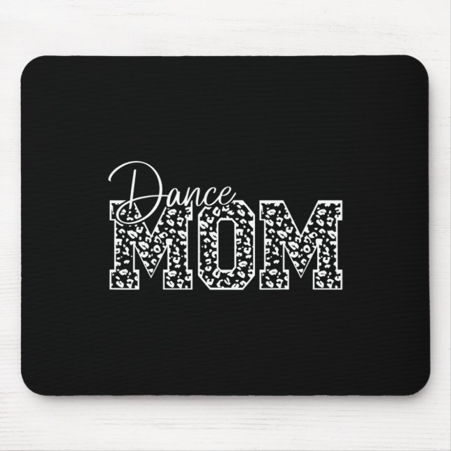 Mousepad Dança Mãe Leopard Cheetah Engraçada Dançando Moth (Frente)
