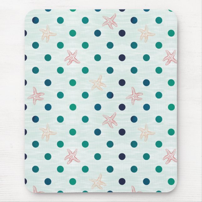 Mousepad Dança Pontilhada da Estrela do Mar (Frente)