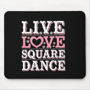 Mousepad Dança Quadrada de dança Quadrada Dançando Quadrado