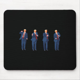Mousepad Dança Trump 4 De Julho Trump 2025