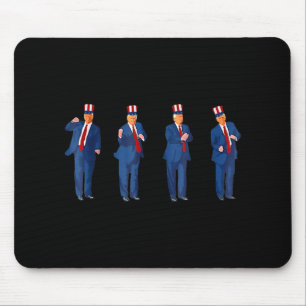 Mousepad Dança Trump 4 de Julho Trump 2025 _1