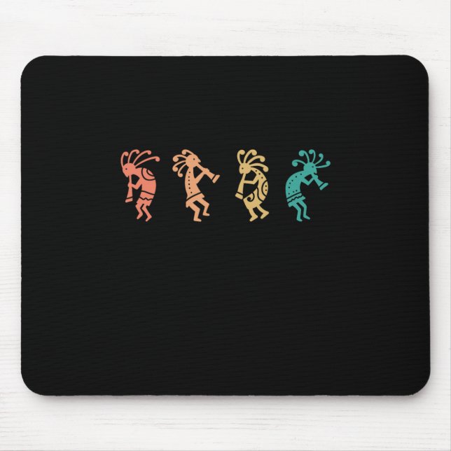 Mousepad Dançando Kokopelli sudoeste dos Estados Unidos Nat (Frente)