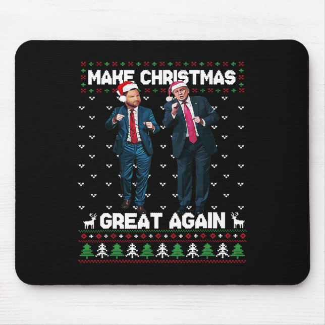Mousepad Dançando Papais noeis E Dj Vance Fazem O Natal Gr (Frente)