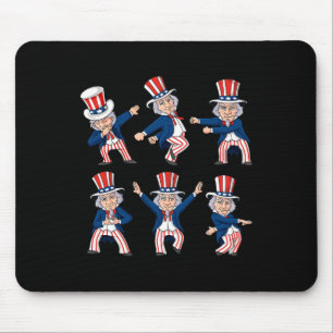 Mousepad Dançando Tio Sam 4 De Julho Dance Challenge Boys