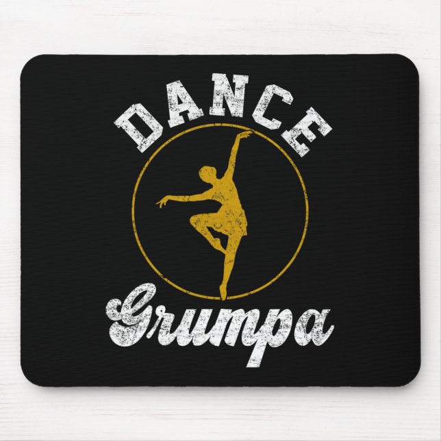 Mousepad Dançar Grumpa Dance Lover Dia dos Pais  (Frente)