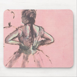 Mousepad Dançarina de costas por Edgar Degas Balé Vintage