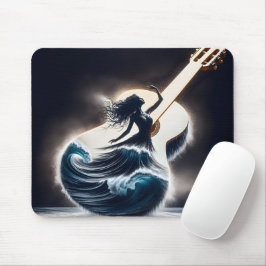 Mousepad Dançarina de Violão de Exposição Dupla