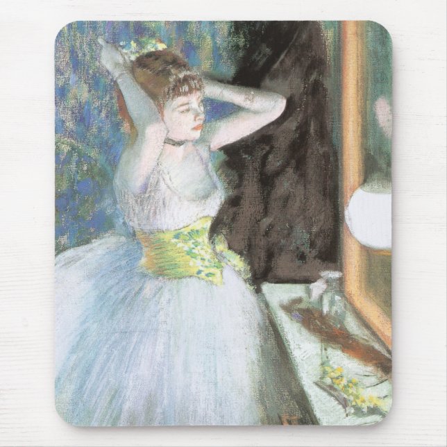 Mousepad Dançarina no seu camarim de Edgar Degas (Frente)