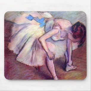 Mousepad Dançarina Sentada de Edgar Degas, Arte de Balé Vin