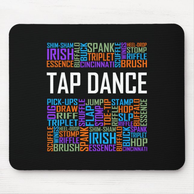 Mousepad Dançarinas De Tap Dançarinas Dançarinas Dançarinas (Frente)