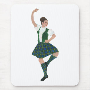 Mousepad Dançarino das Terras Altas Escocesas Campbell
