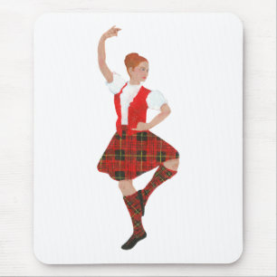 Mousepad Dançarino das Terras Altas Escocesas Erskine Tarta