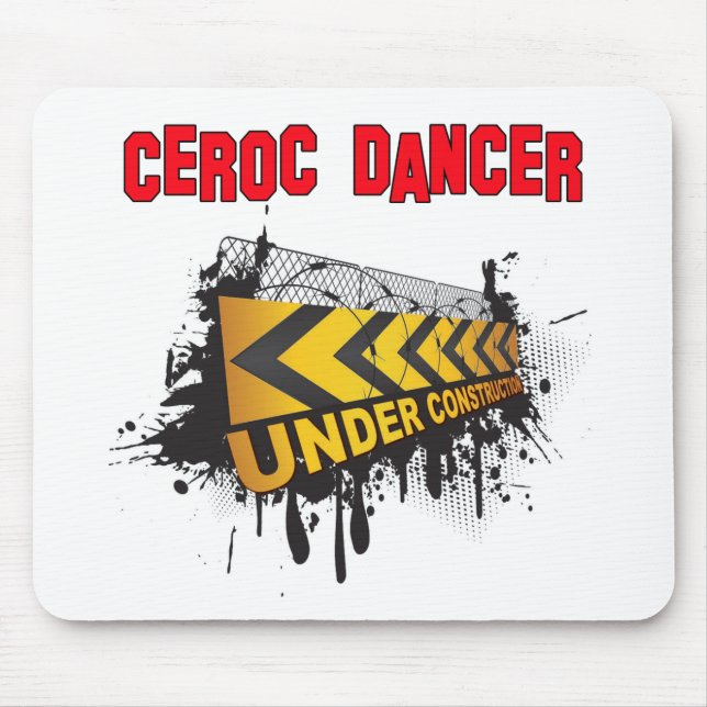 Mousepad Dançarino de Ceroc sob a construção (Frente)