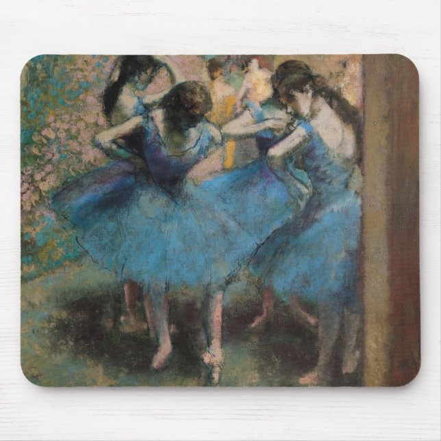 Mousepad Dançarinos de Edgar Degas | no azul, 1890 (Frente)
