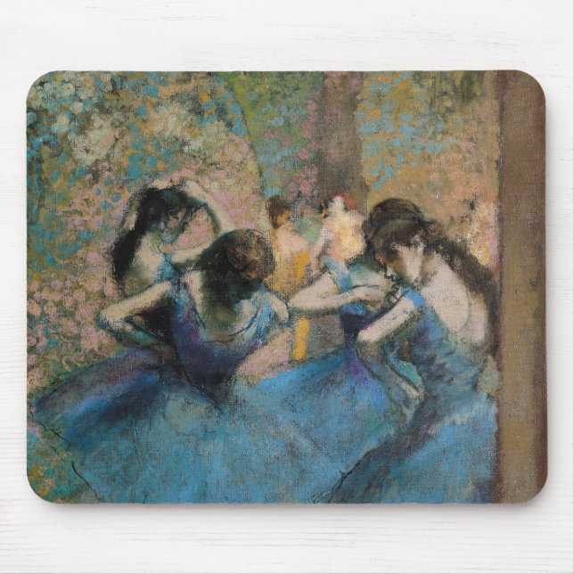 Mousepad Dançarinos de Edgar Degas | no azul, 1890 (Frente)