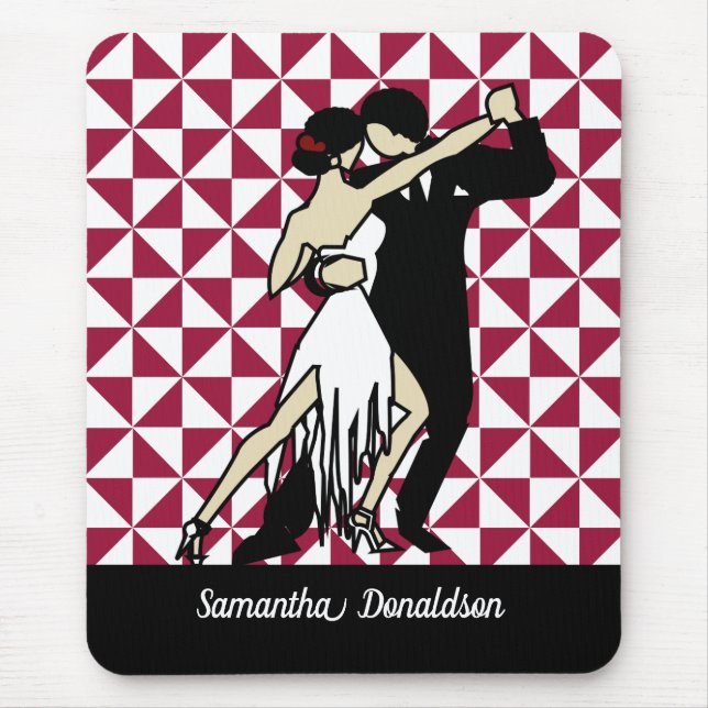 Mousepad Dançarinos Tango Estilizados (Frente)