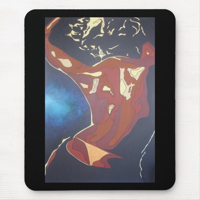 Mousepad DanceFloor Diva Summer Férias Abstrato Art (Frente)
