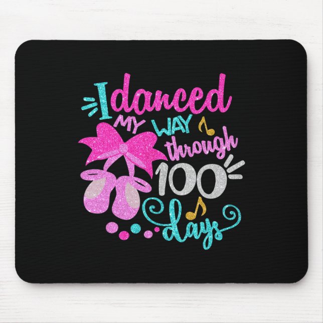 Mousepad Dancei Por 100 Dias, Balés Dançarinas (Frente)