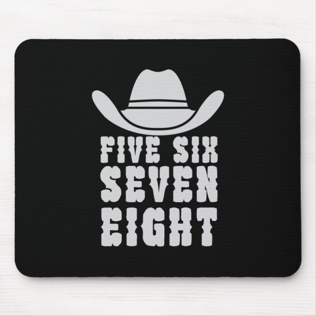 Mousepad Dançeline Cinco Seis Sete Oito (Frente)