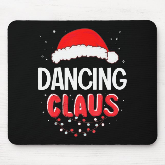 Mousepad Dancing Santa Claus Christmas Matching Costume  (Frente)