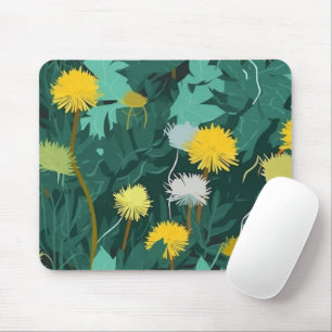 Mousepad Dandeliões Amarelos de Verão