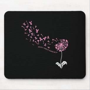 Mousepad Dandelion Breast Awarness Pink RIbbon Supp