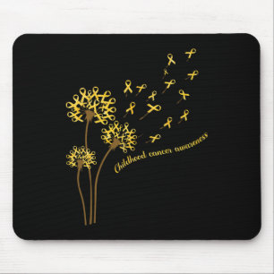 Mousepad Dandelion Flor Dourado R, "Conhecimento do Cancer