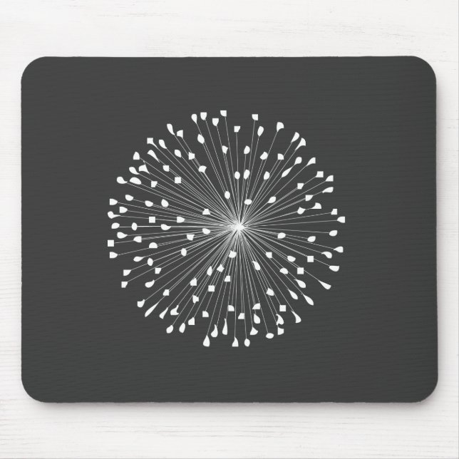 MOUSEPAD DANDELION STARBURST EM BRANCO (Frente)