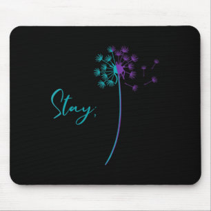 Mousepad Dandelion Tília e Roxo Prevenção de Suicídio Femin