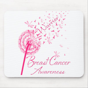 Mousepad Dandelion Warrior Breaking Cancer Consciência