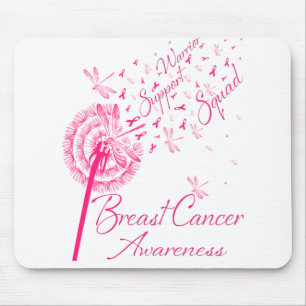 Mousepad Dandelion Warrior Suporta Cancer da Mama na Esquad