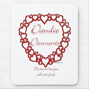 Mousepad Dandie Dinmont Terrier True Love