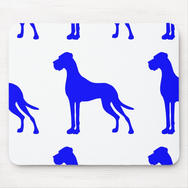 Mousepad Dane Azul Grande (Frente)