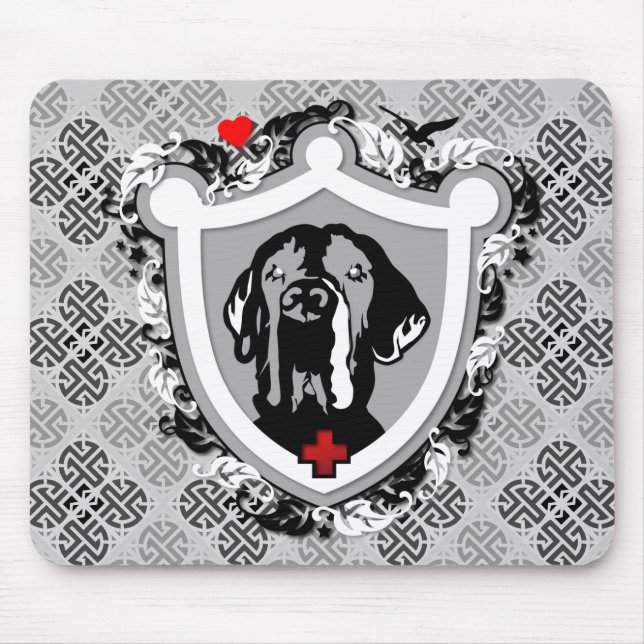 Mousepad Dane Grande Engraçado Ilios  (Frente)